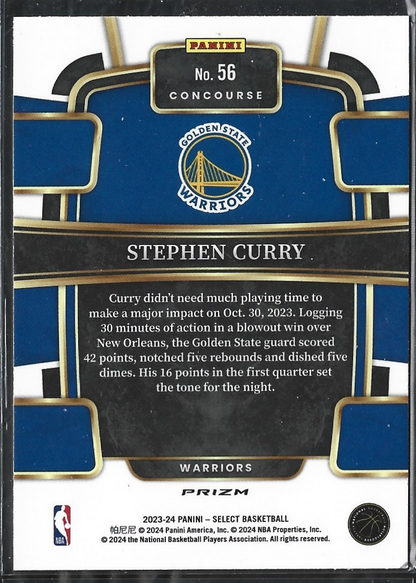 Stephen Curry Concourse Tricolor