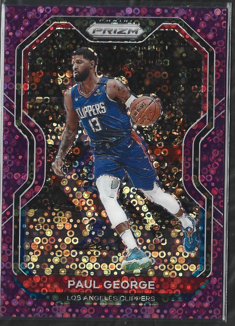 Paul George Prizm Purple Fastbreak Disco /75