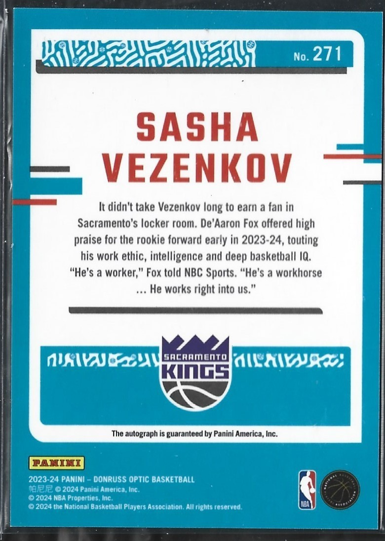 Sasha Vezenkov Optic Auto