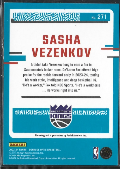 Sasha Vezenkov Optic Auto