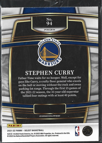 Stephen Curry Concourse Silver