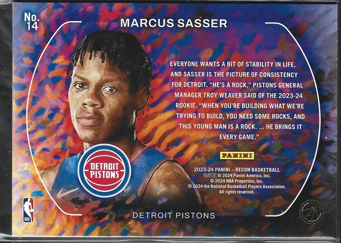 Marcus Sasser Rookie Portraits