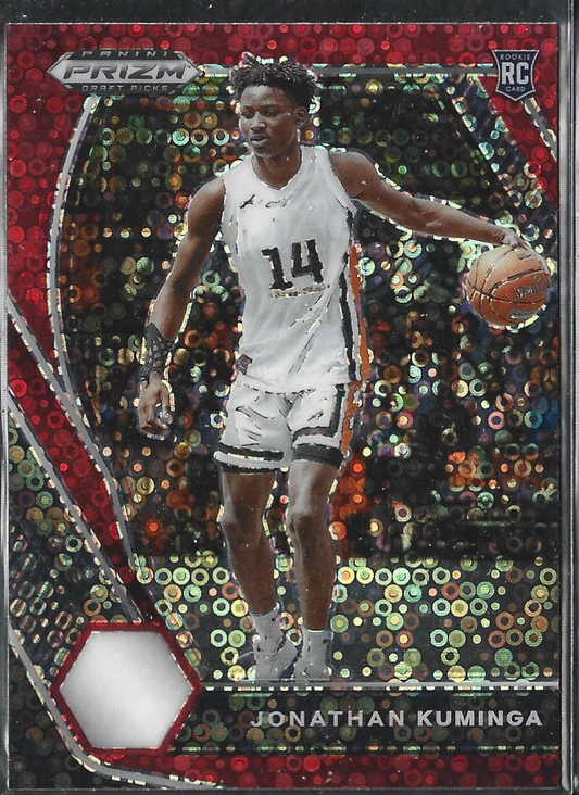 Jonathan Kuminga Prizm Draft Picks Red Disco