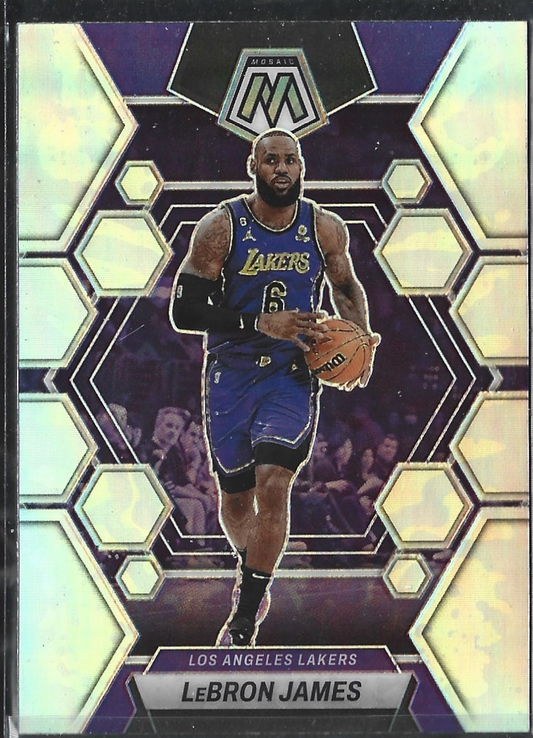 Lebron James Mosaic Silver