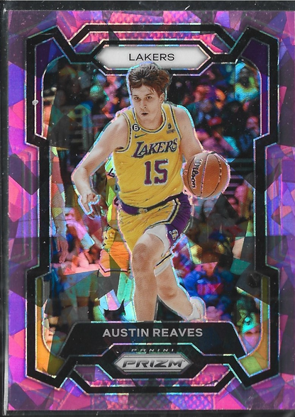 Austin Reaves Prizm Pink Cracked Ice