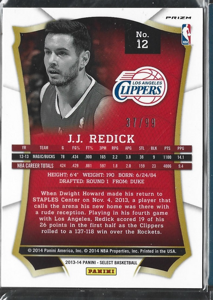 J.J. Redick Select Purple Pulsar /99