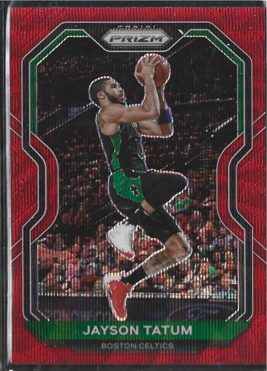 Jayson Tatum Prizm Ruby Wave