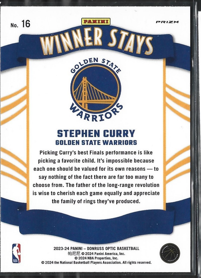 Stephen Curry Winner Stays Purple