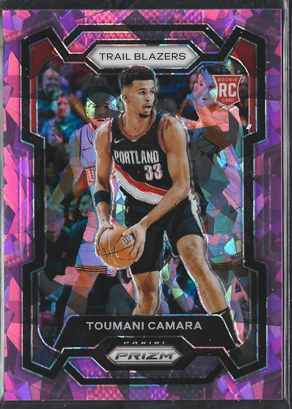 Toumani Camara Prizm Pink Cracked Ice