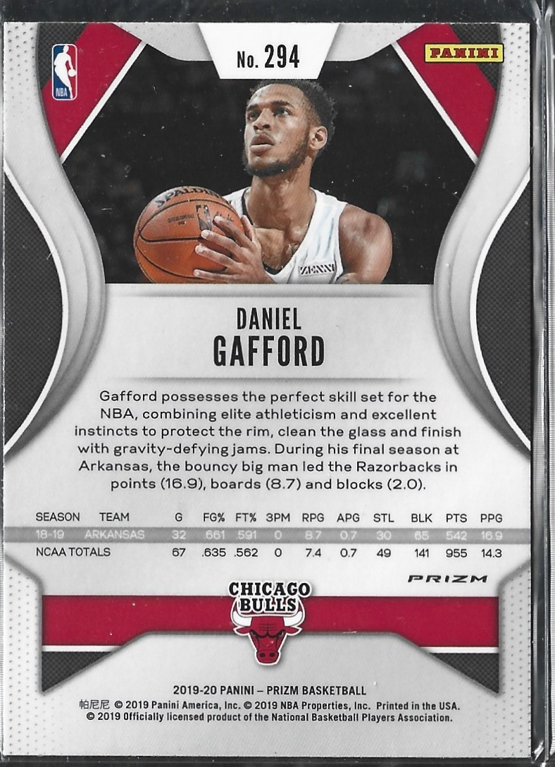 Daniel Gafford Prizm RC Orange Cracked Ice