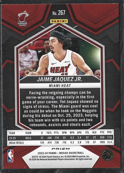 Jaime Jaquez Jr. NBA Debut Silver