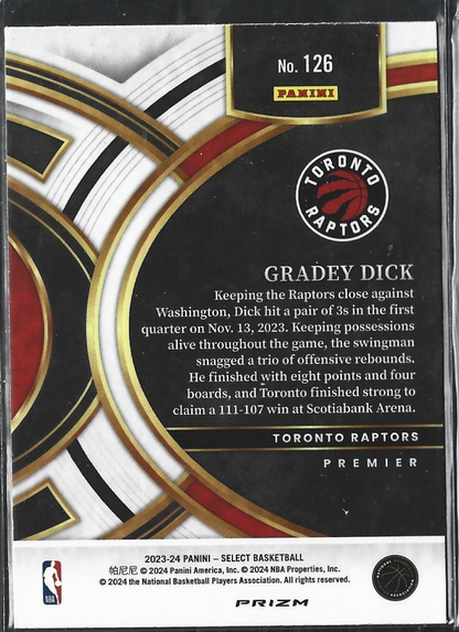 Gradey Dick Premier Tricolor