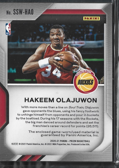 Hakeem Olajuwon Sensational Game Used