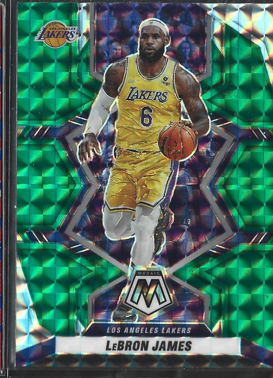 Lebron James Mosaic Green