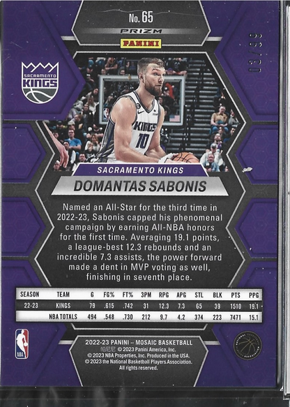 Domantas Sabonis Mosaic Purple /99