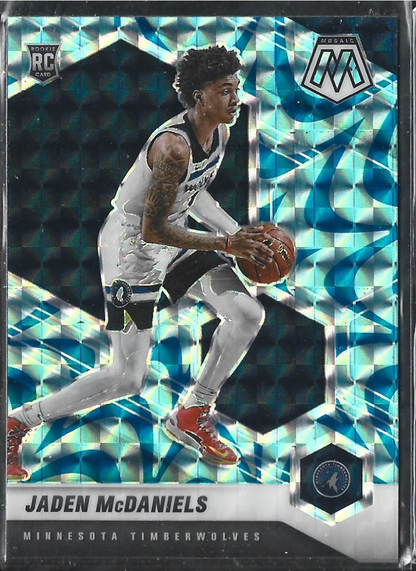 Jaden McDaniels Mosaic Blue Reactive