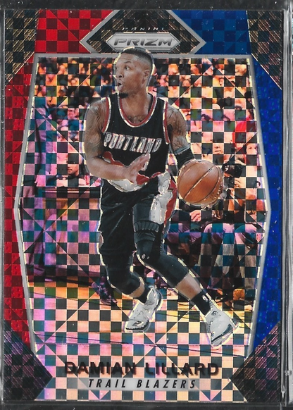 Damian Lillard Prizm Red Blue