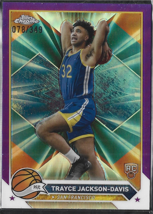 Trayce Jackson-Davis Topps Chrome Purple /349