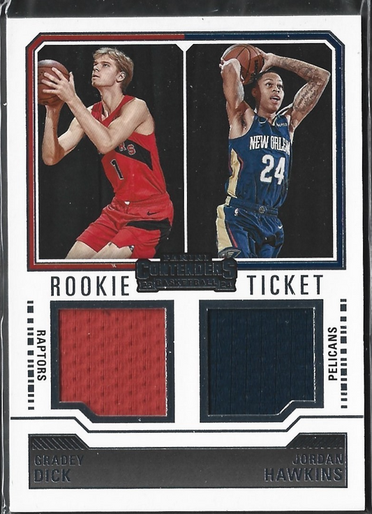 Gradey Dick & Jordan Hawkins Rookie Ticket Jersey