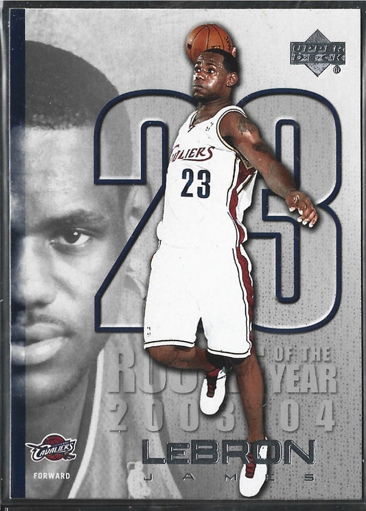 Lebron James Upper Deck Rookie of the Year