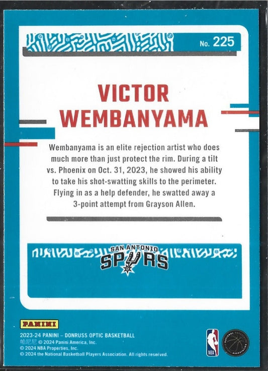 Victor Wembanyama Optic Rated Rookie