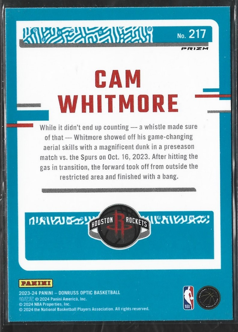 Cam Whitmore Optic Silver