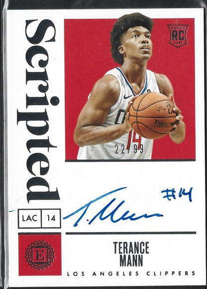 Terance Mann Encased Scripted Auto /99