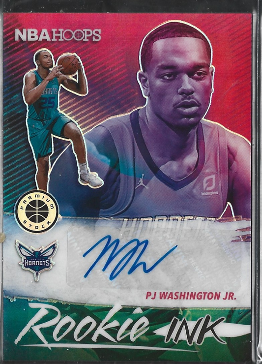 PJ Washington Rookie Ink Auto