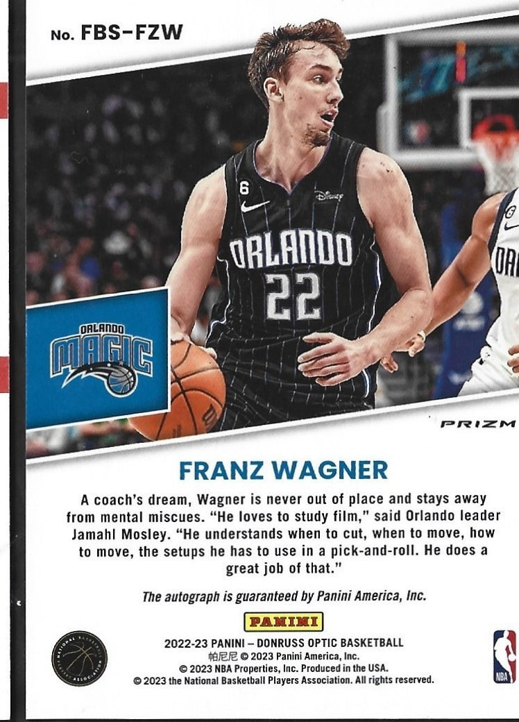 Franz Wagner Optic Fast Break Signatures