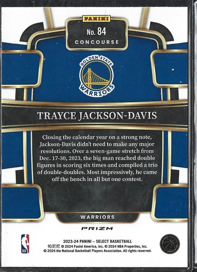 Trayce Jackson-Davis Concourse Tricolor