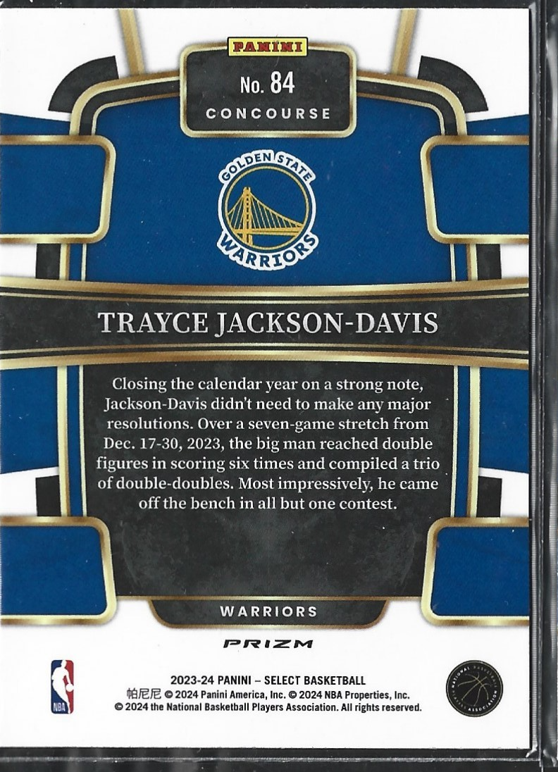 Trayce Jackson-Davis Concourse Tectonic