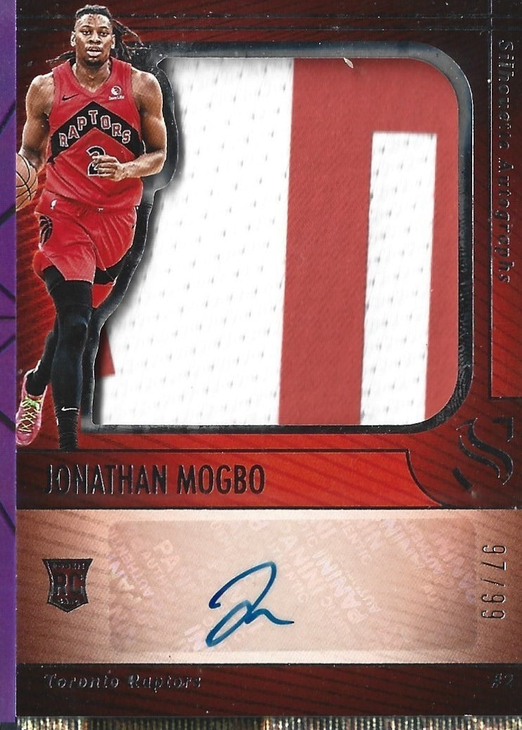 Jonathan Mogbo Silhouette Autographs /99