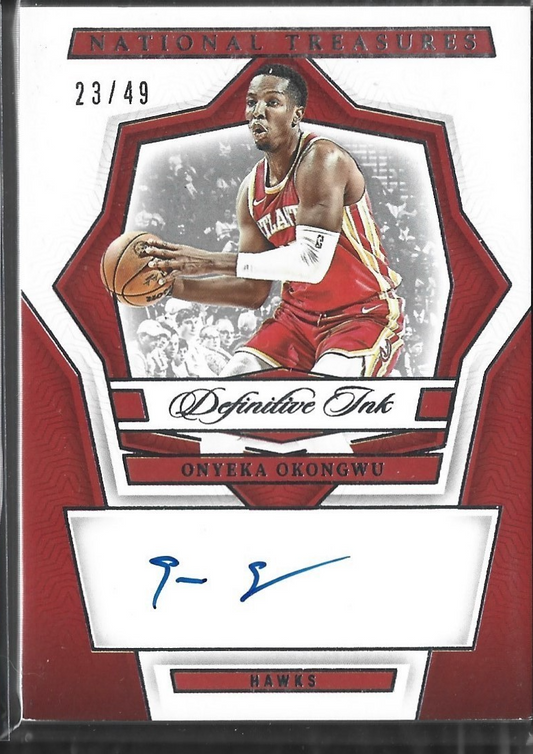 Onyeka Okongwu NT Definitive Ink /49