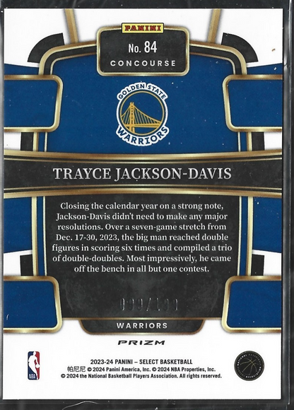 Trayce Jackson-Davis Concourse Red /199