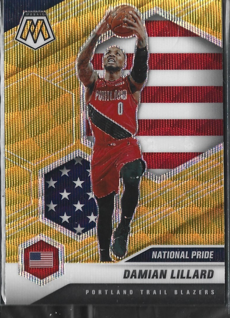 Damian Lillard National Pride Gold Wave