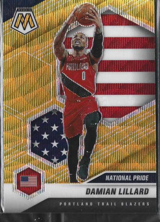 Damian Lillard National Pride Gold Wave