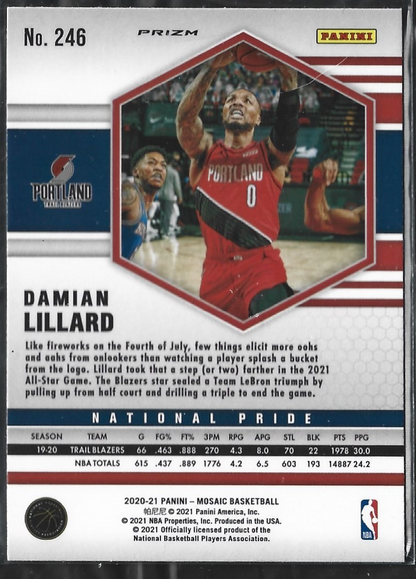 Damian Lillard National Pride Gold Wave