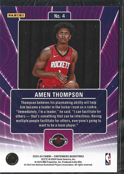 Amen Thompson Lottery Ticket