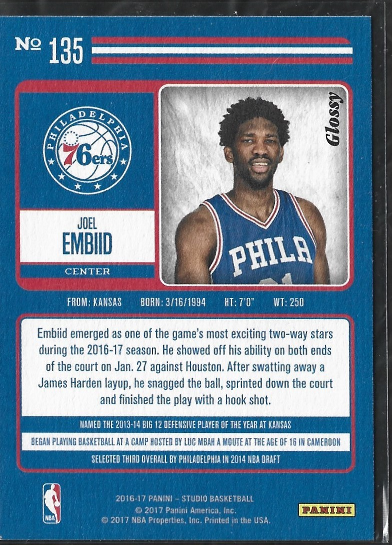 Joel Embiid Studio Glossy