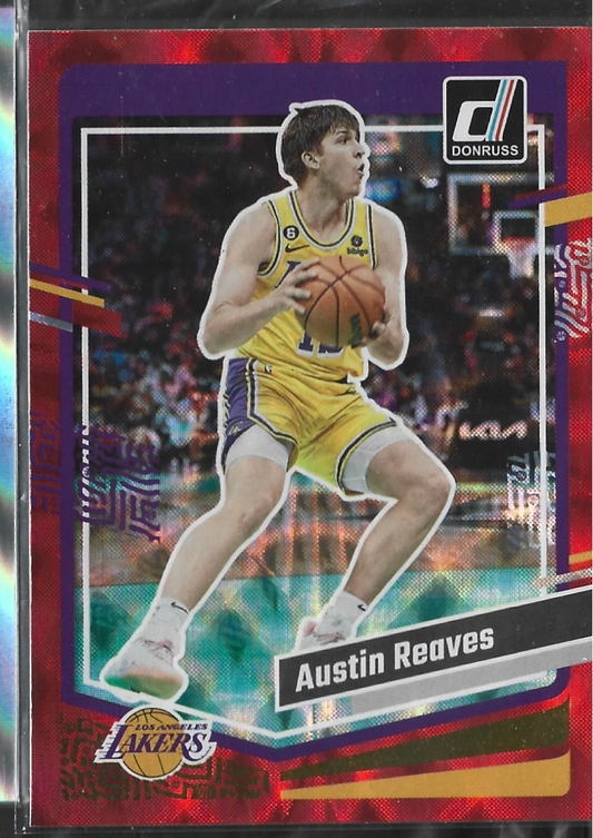 Austin Reaves Donruss Hyper Red