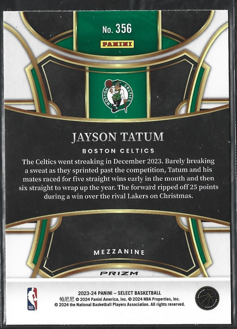 Jayson Tatum Mezzanine Silver