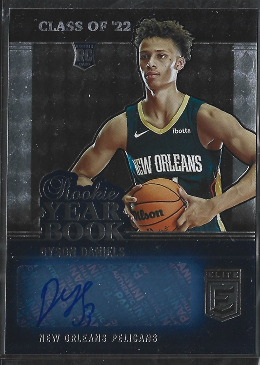 Dyson Daniels Rookie Year Book Auto