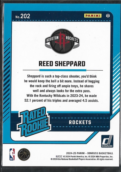 Reed Sheppard Donruss Hyper /125
