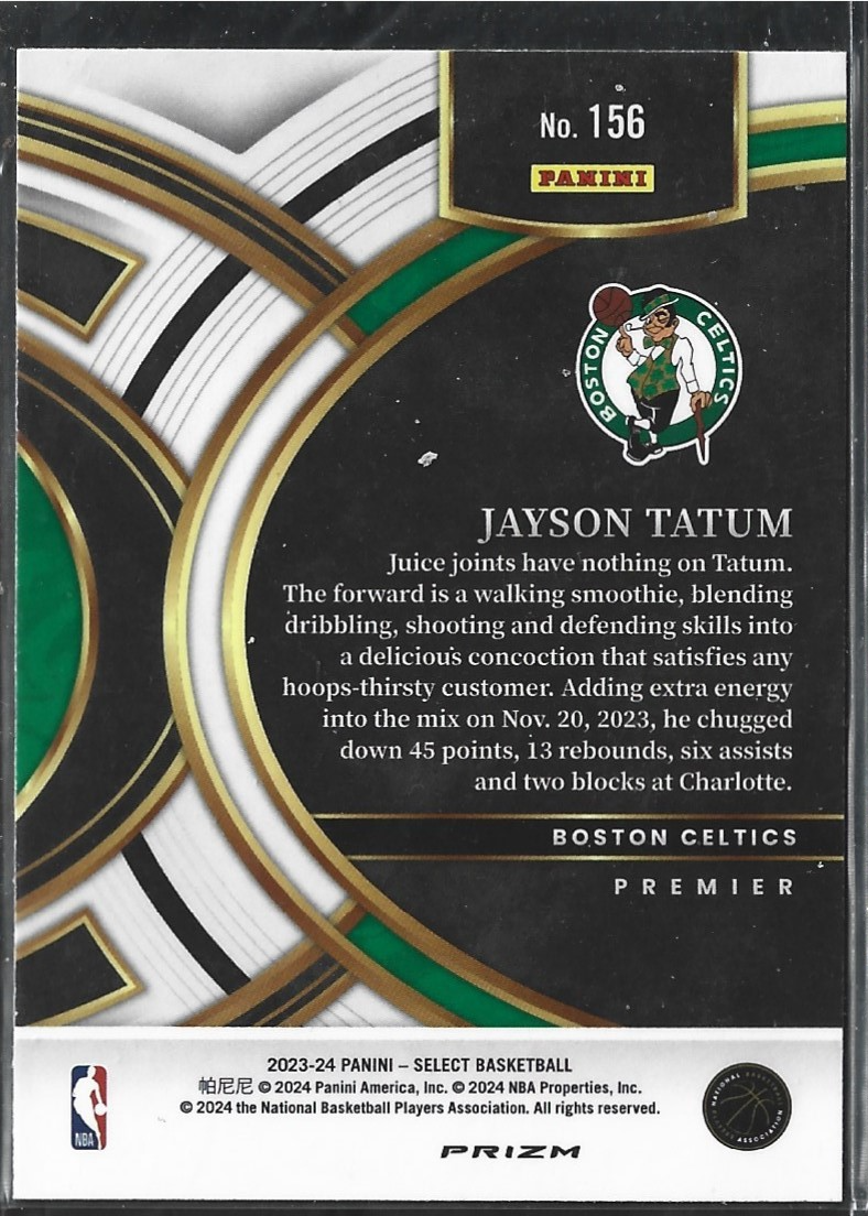 Jayson Tatum Premier Silver