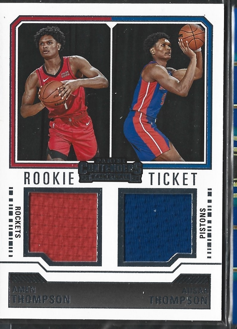 Amen Thompson & Ausar Thompson Rookie Ticket Jersey