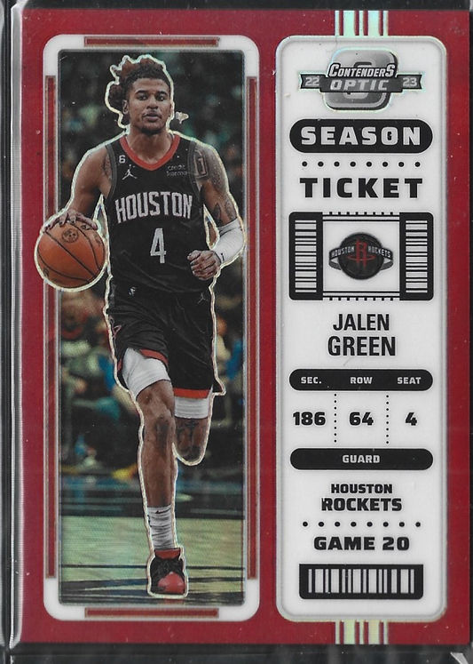 Jalen Green Season Ticket Red
