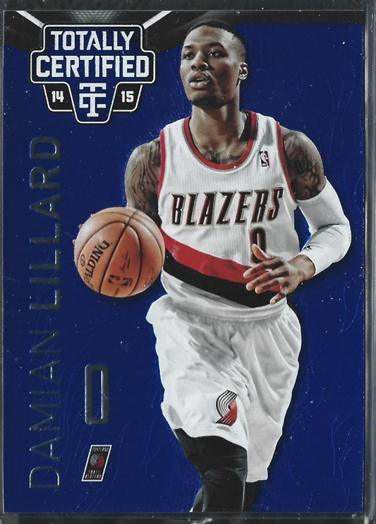 Damian Lillard Totally Certified Blue /149