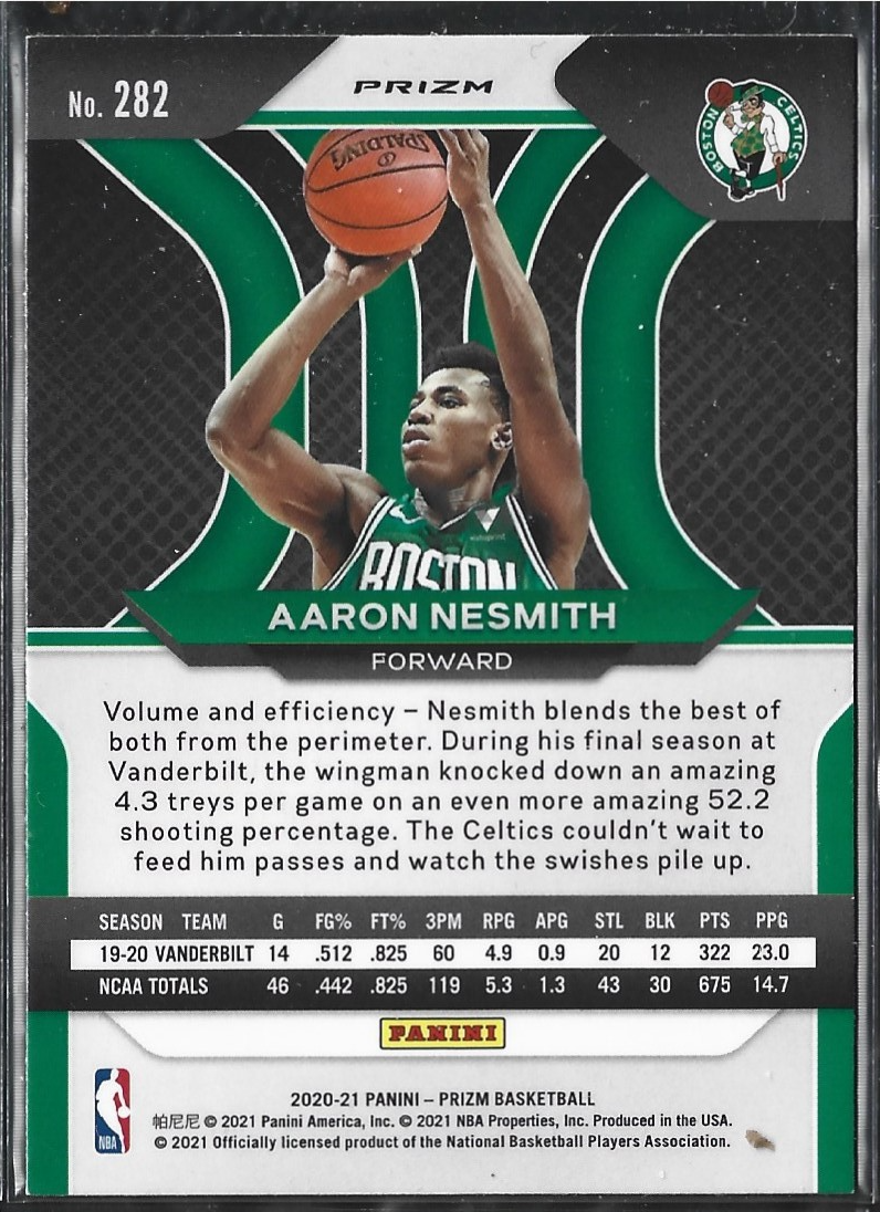 Aaron Nesmith Prizm RC Silver