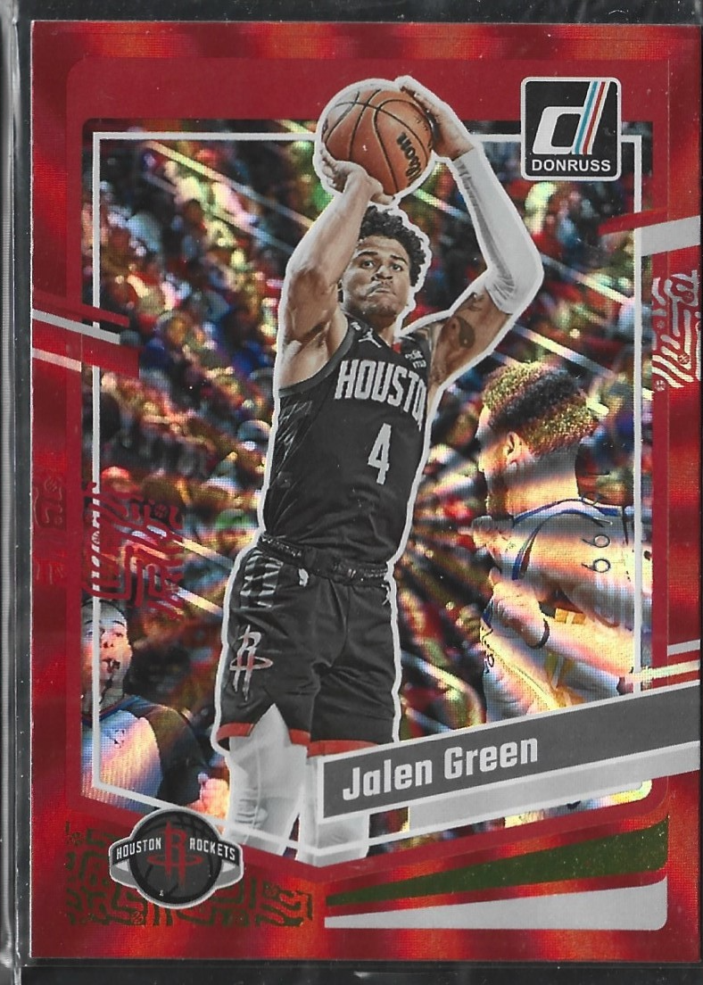Jalen Green Donruss Red Laser /99