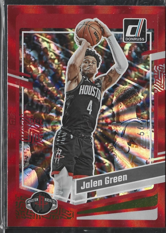 Jalen Green Donruss Red Laser /99